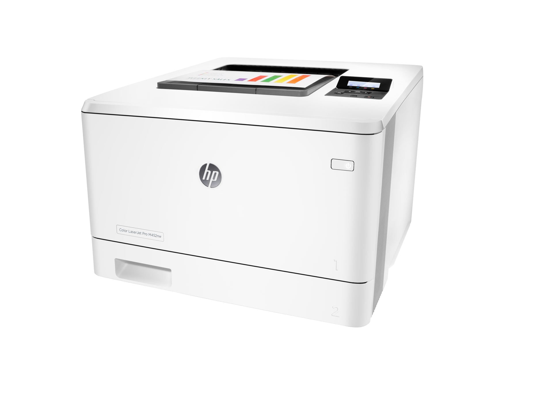 HP Color LaserJet Pro M452nw – A4, WLAN, LAN, USB, 27 S./Min., AirPrint, Mopria