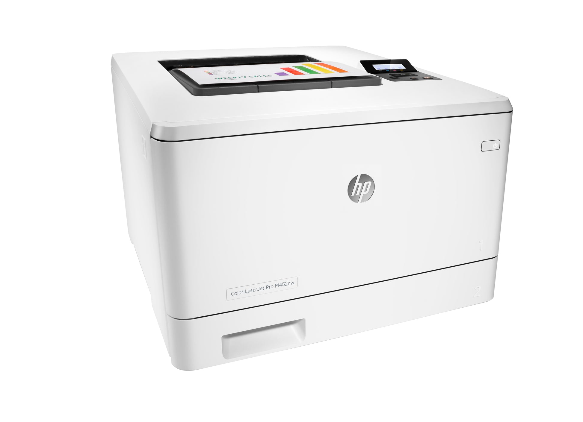 HP Color LaserJet Pro M452nw – A4, WLAN, LAN, USB, 27 S./Min., AirPrint, Mopria