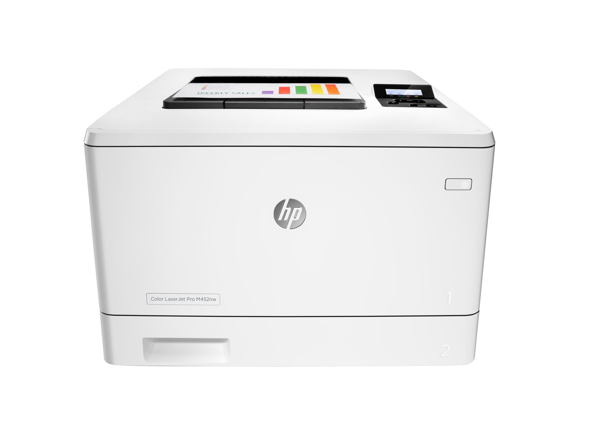 HP Color LaserJet Pro M452nw – A4, WLAN, LAN, USB, 27 S./Min., AirPrint, Mopria