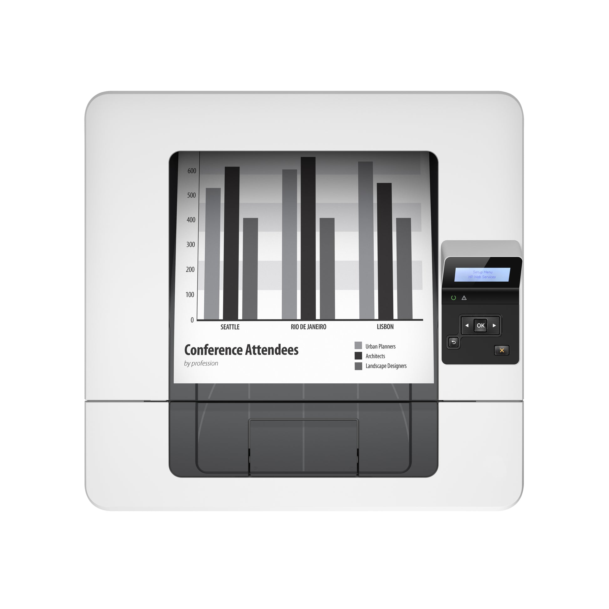 HP LaserJet Pro M402dn – Schwarz-Weiss, A4, Duplex, LAN, USB, 38 Seiten pro Minute, AirPrint, Mopria