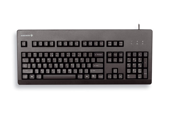 CHERRY G80-3000 – Tastatur, kabelgebunden (USB-A), US-Layout (EN), Fullsize (mit Ziffernblock)