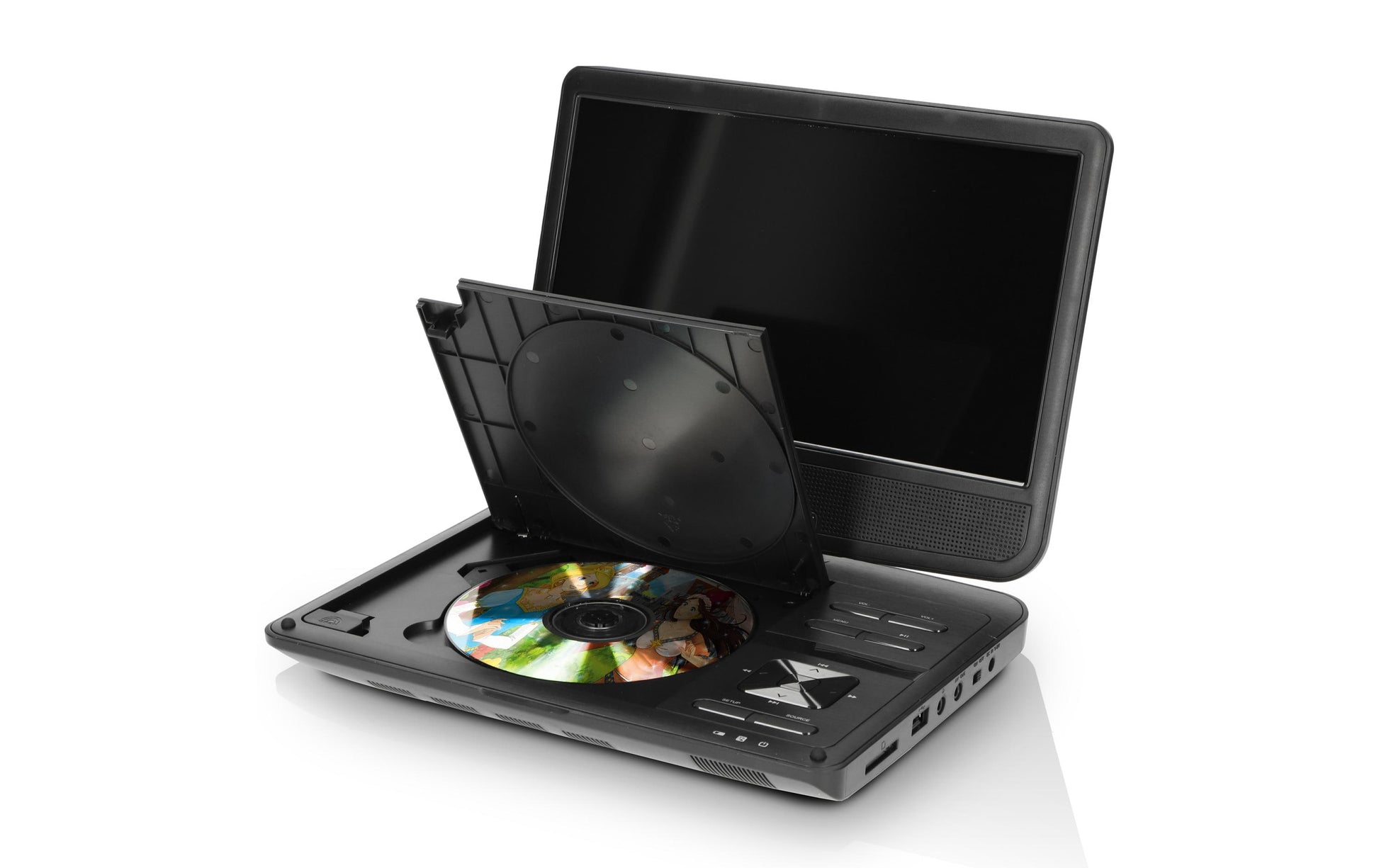Lenco DVP-1010BK – 10,0" 1024 × 600 Tragbarer DVD-Player
