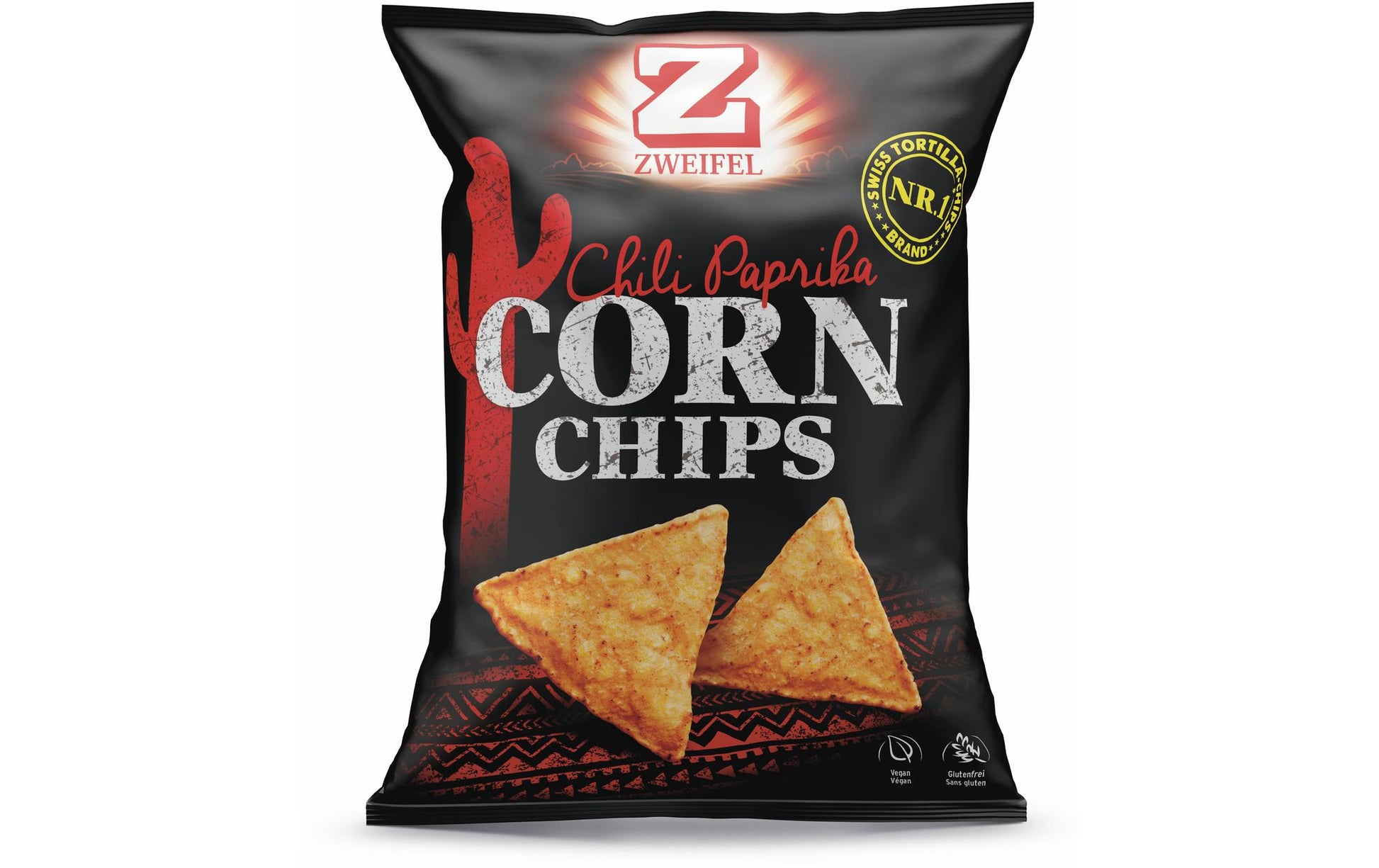 Zweifel Chips – Chili Paprika, vegan, glutenfrei – 125 g