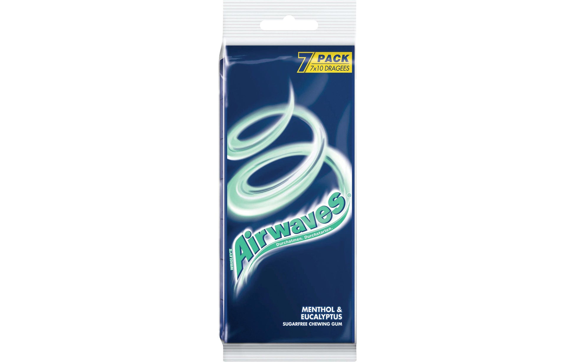 Airwaves Kaugummi – Menthol & Eukalyptus, zuckerfrei – 98 g