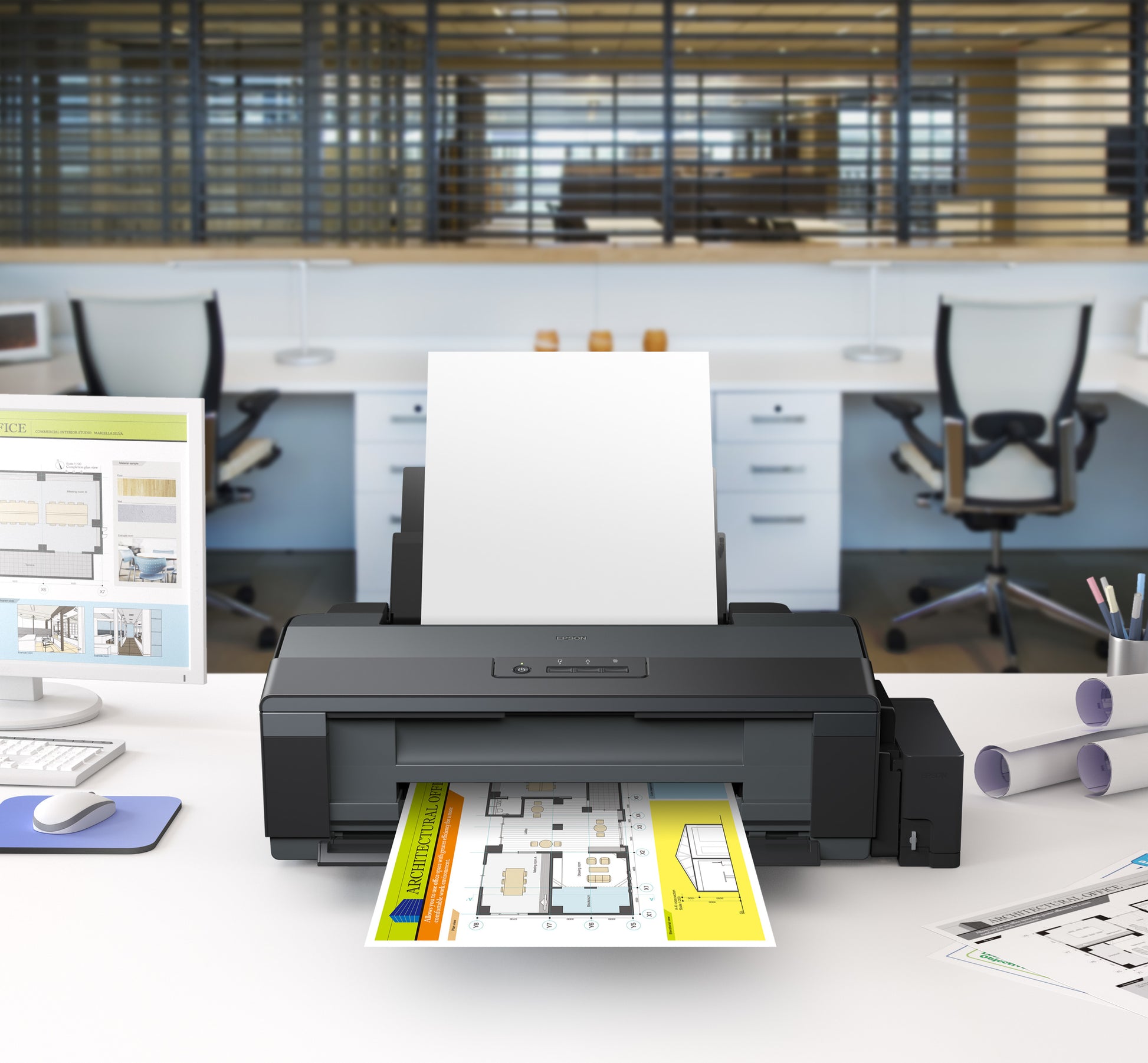 Epson EcoTank ET-14000 – Desktopdrucker (A4/A3), A3+, Farbe, Duplex, USB, 5760 × 1440 dpi