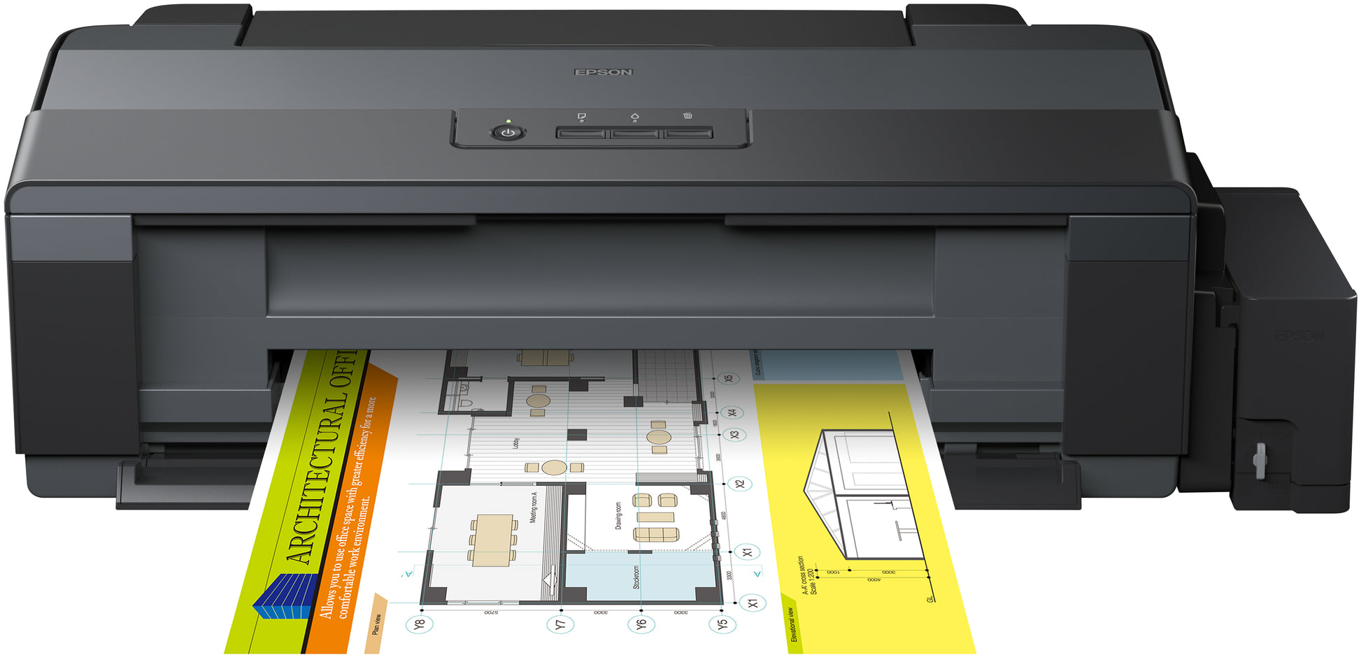 Epson EcoTank ET-14000 – Desktopdrucker (A4/A3), A3+, Farbe, Duplex, USB, 5760 × 1440 dpi