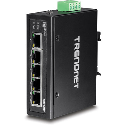 Trendnet TI-G50 – Unmanaged Switch – 5× 1G, DIN-Rail, IP30