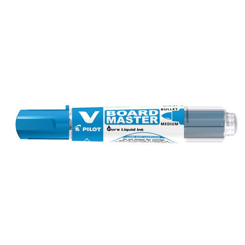 Pilot V-Board Master Whiteboard-Marker – 2,3 mm, blau, 10 Stk., nachfüllbar – für Whiteboards