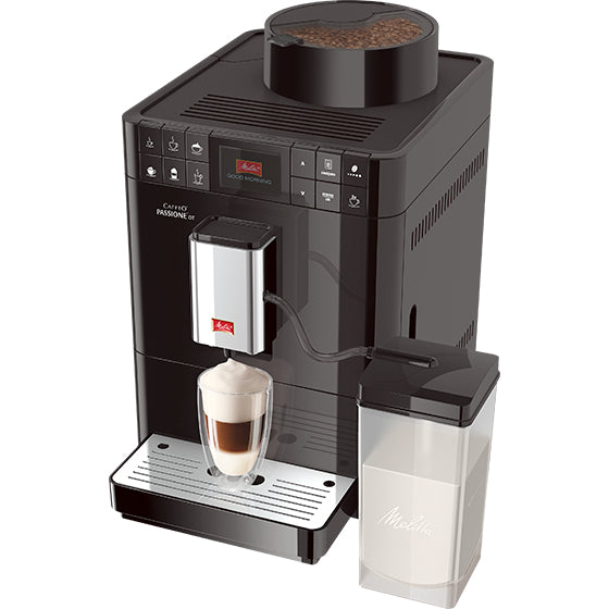 Melitta Passione OT Kaffeevollautomat – 15 bar, 1,2 l, 125 g, Schwarz