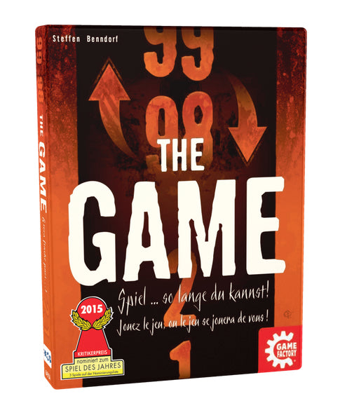 Game Factory Kartenspiel The Game – 1–5 Spieler, ab 8 Jahren, d/f/i, 100 × 131 × 23 mm, Karton
