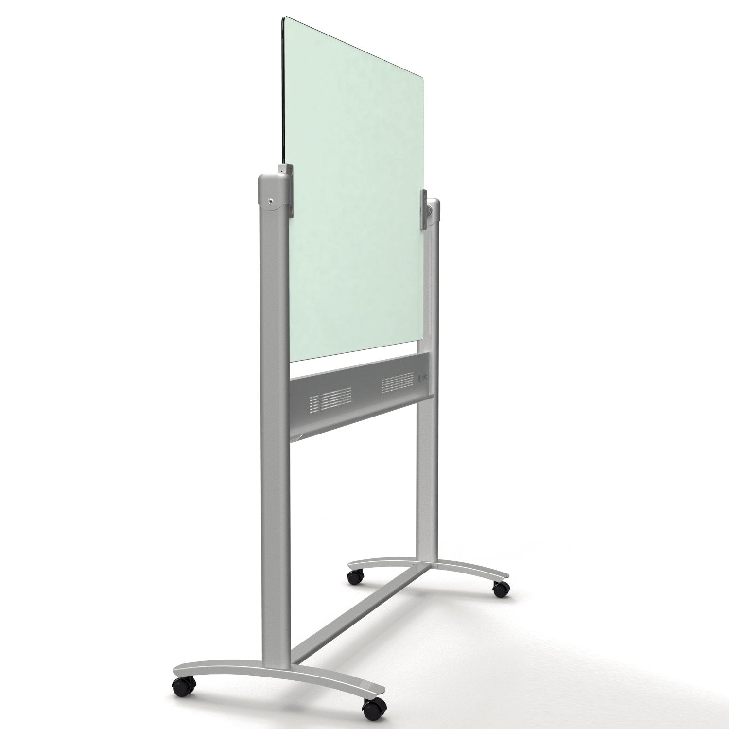 Nobo Whiteboard – 120 × 90 cm, Glas, magnetisch, mobil, beidseitig, drehbar
