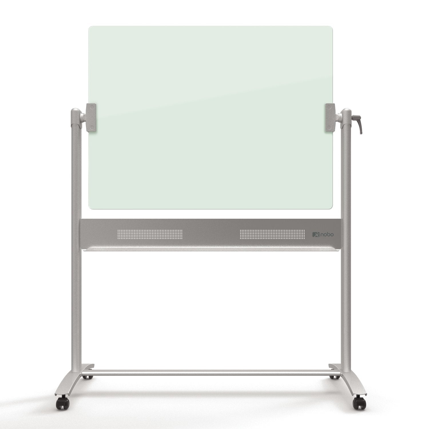 Nobo Whiteboard – 120 × 90 cm, Glas, magnetisch, mobil, beidseitig, drehbar