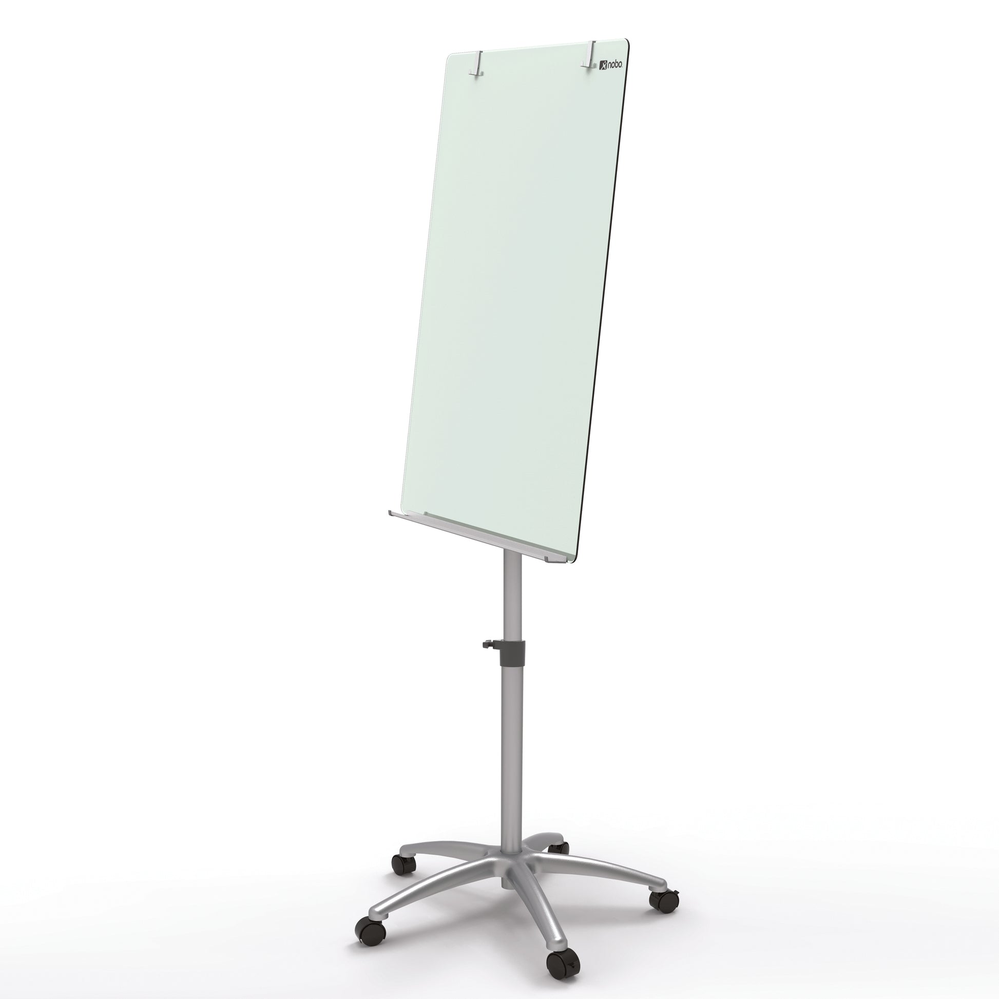 Nobo Mobiles Glas-Flipchart Diamond – 70 × 100 cm, weiss, gehärtetes Glas