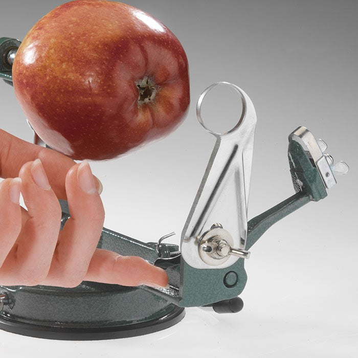 Westmark Apfelschäler, 10,5 × 14 × 13 cm, Edelstahl/Aluminium, grün, für Früchte