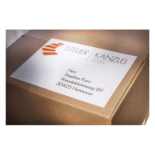 Avery Schuletiketten – rechteckig, Papier, permanent haftend