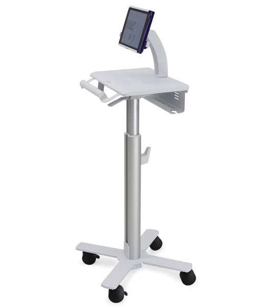 Ergotron StyleView Tabletwagen SV10 – für Tablets, VESA 75×75 mm, 100×100 mm – Aluminium, Weiss