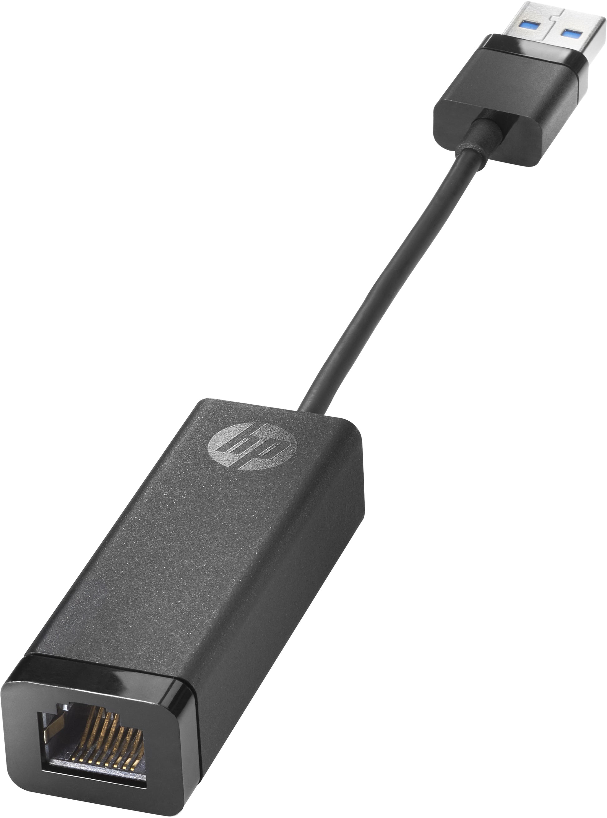 HP USB-A zu Gigabit-Ethernet Adapter – RJ-45, USB 2.0, Schwarz