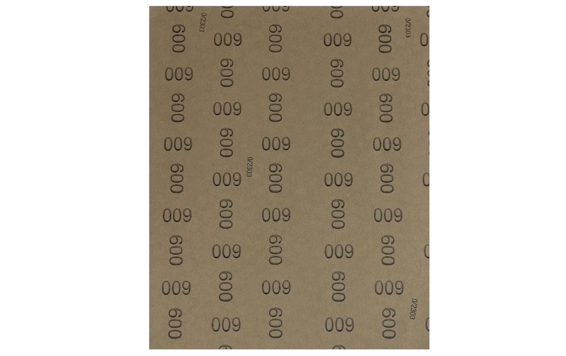 Struct Wasserfestes Schleifpapier 230 × 280 mm – P600 – für Metall