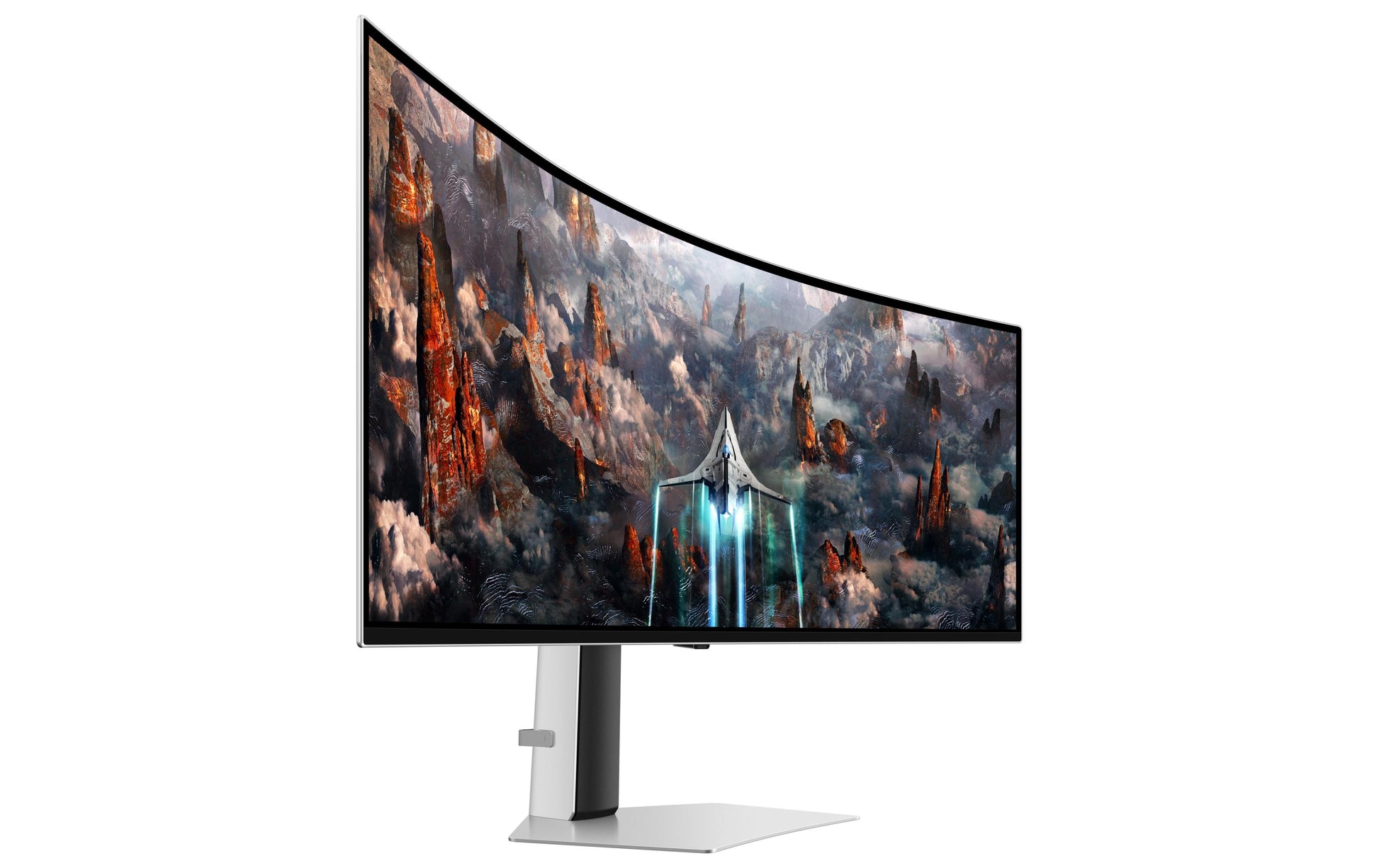 Samsung Odyssey OLED G9 (G93SC) – Monitor, 49", VESA 100 × 100, Silber