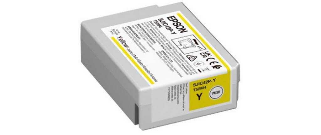 Epson Tintenpatrone SJIC42P-Y, Gelb, 50 ml