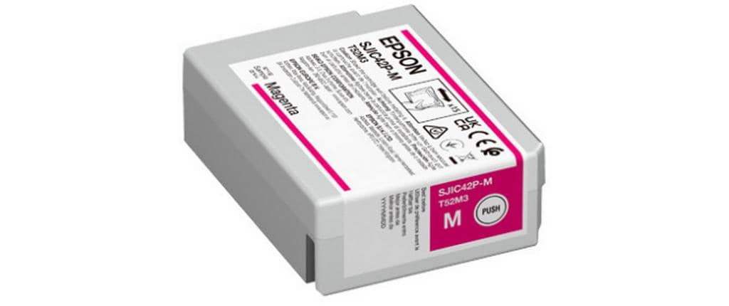 Epson Tintenpatrone SJIC42P-M, magenta, 50 ml – für Tintenstrahldrucker und Multifunktionsgeräte