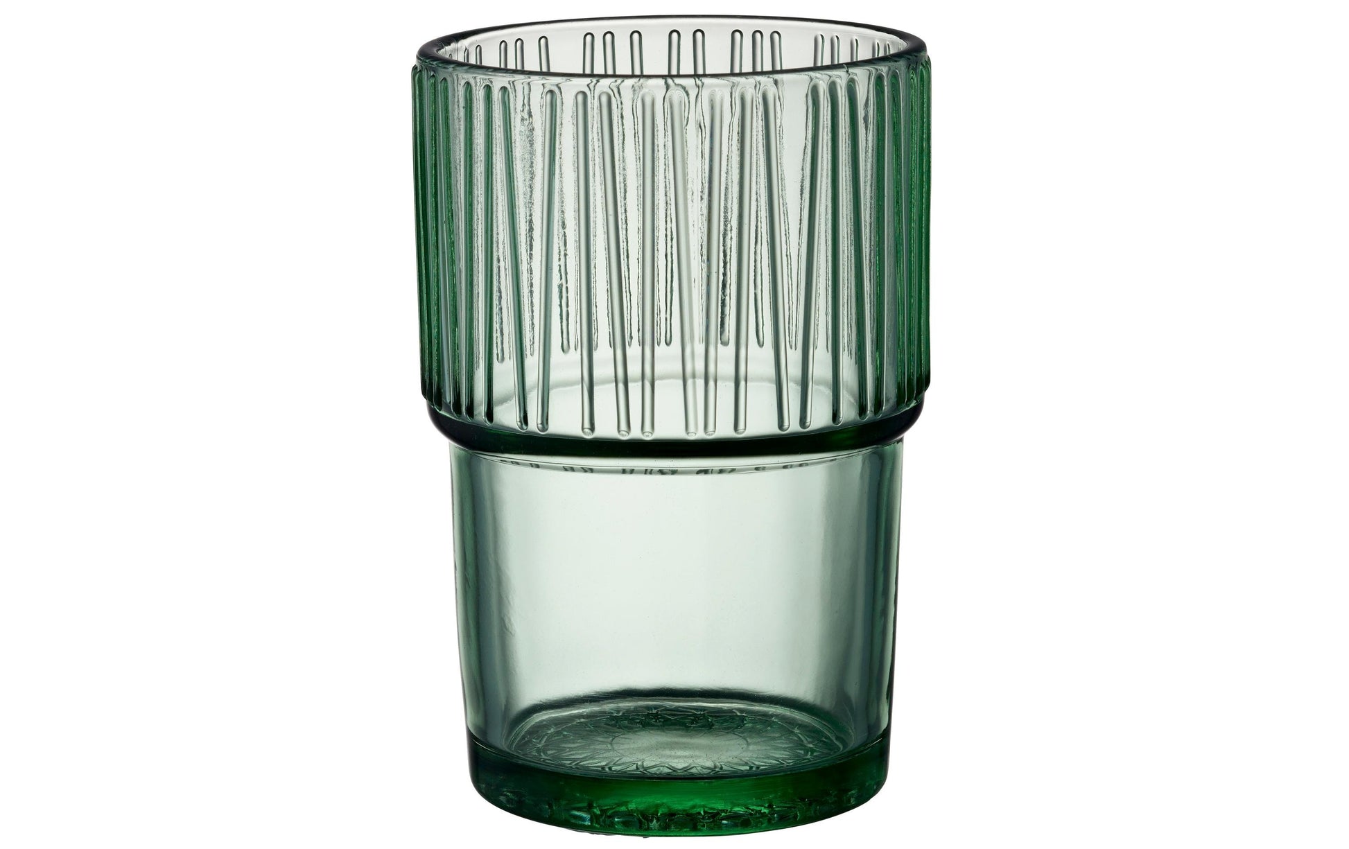 BITZ Latte Macchiato Becher Kusintha – 4er Set, 380 ml, Glas, Grün, spülmaschinenfest