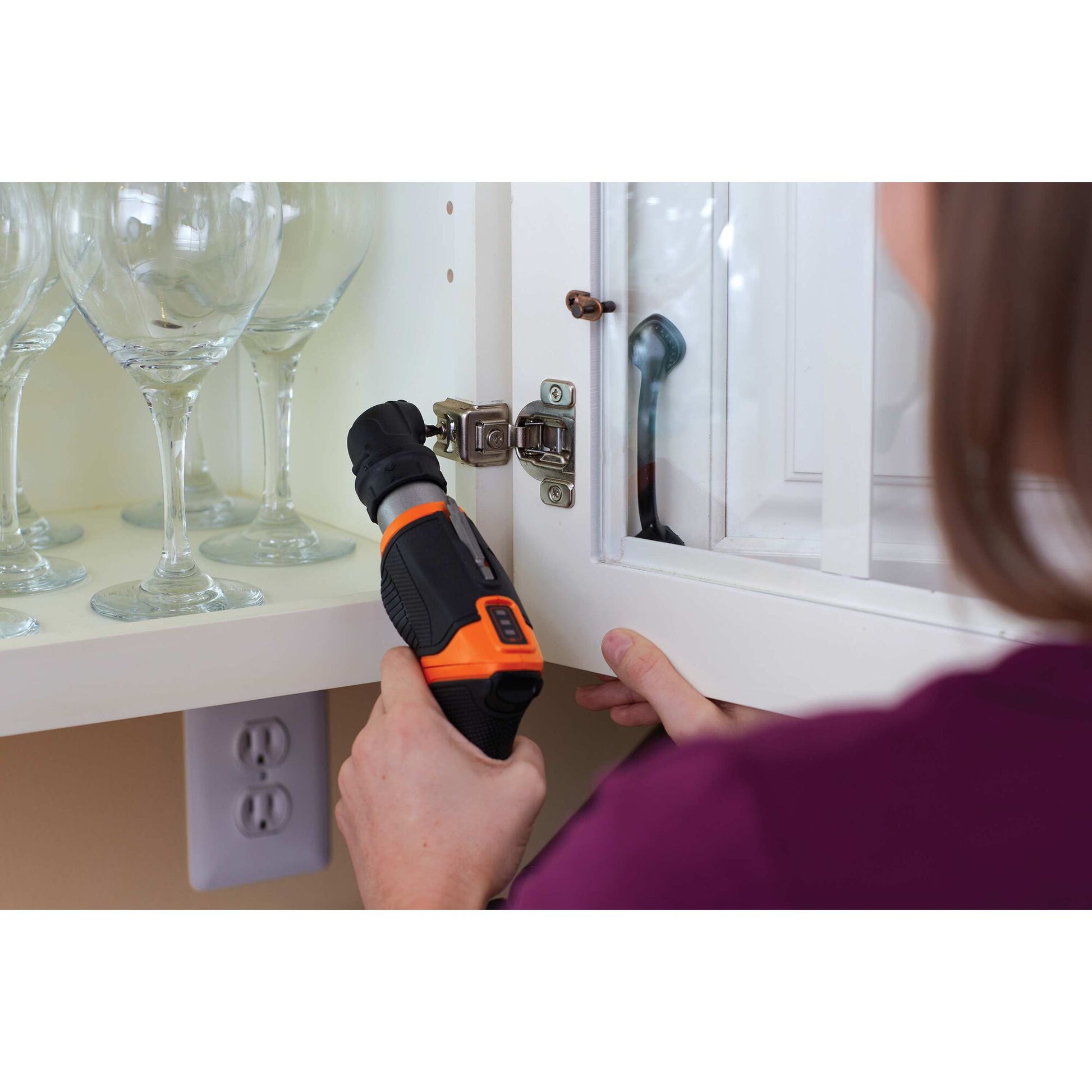 Black & Decker Winkelaufsatz – 1 Stk – für Black & Decker CS3651 LC, CS3653 LC