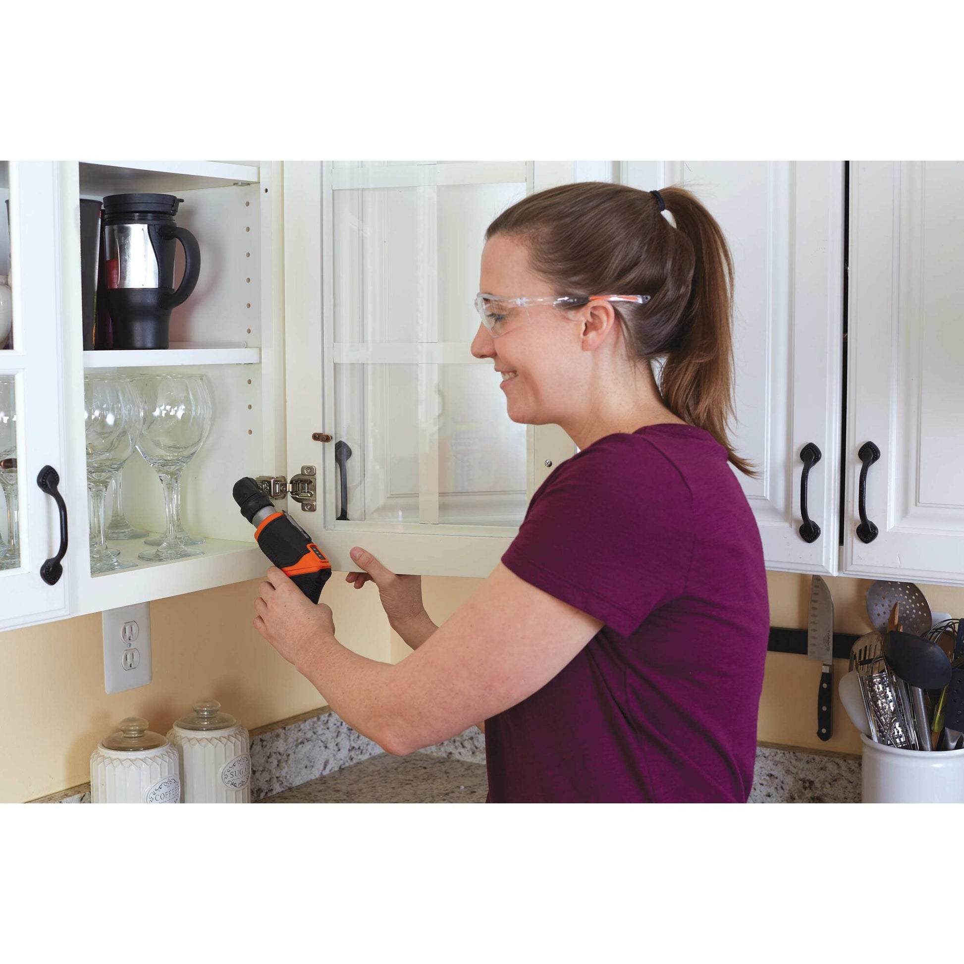 Black & Decker Winkelaufsatz – 1 Stk – für Black & Decker CS3651 LC, CS3653 LC