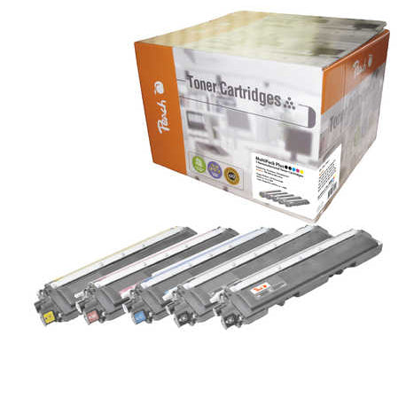 Peach Toner-Multipack TN-230 – BK/C/M/Y, 1400 Seiten – für Brother HL-3040N