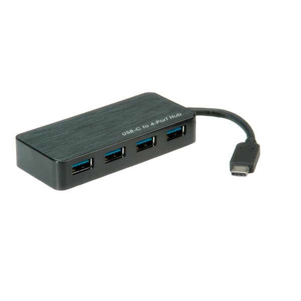ROLINE USB-Hub – USB-C, 4× USB-A