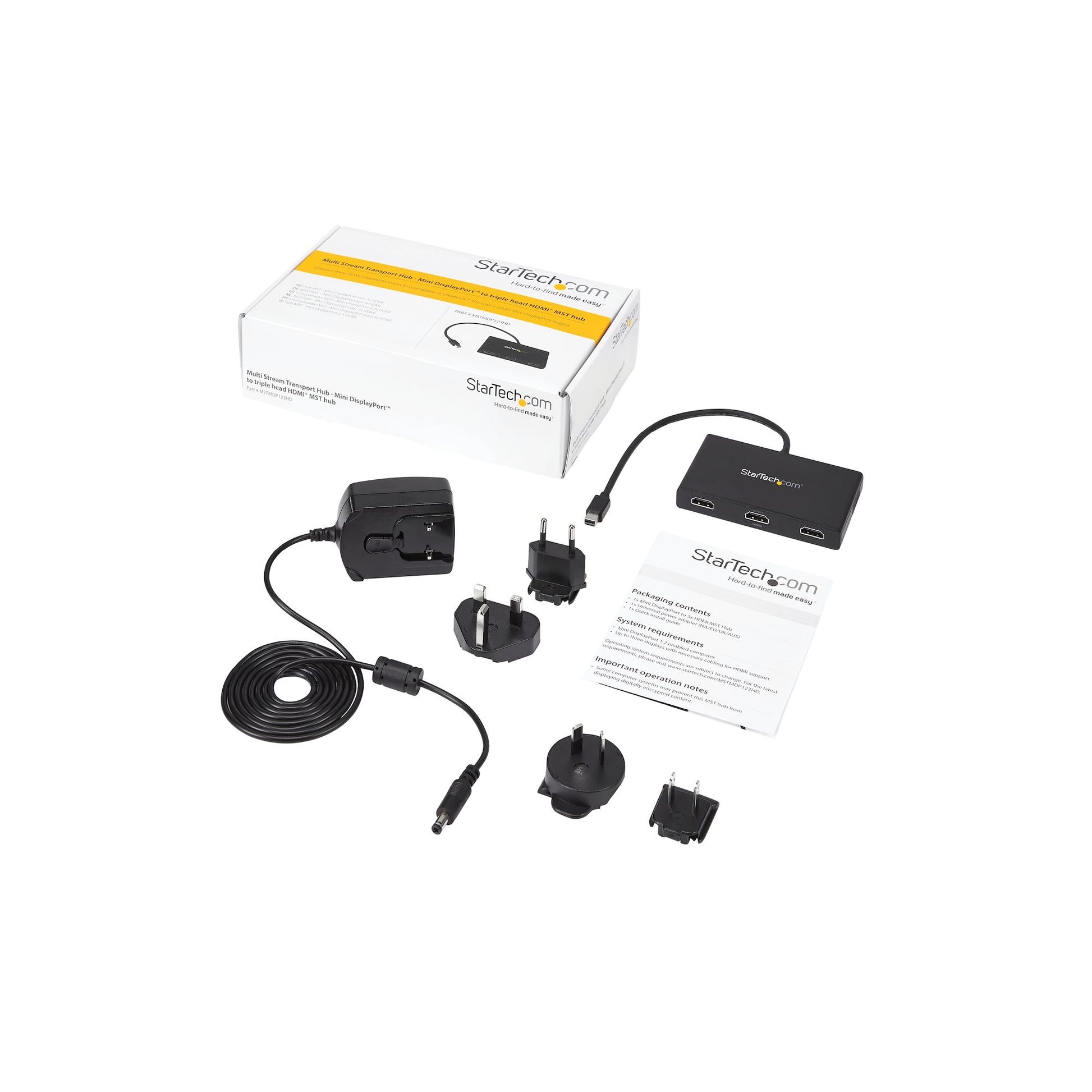 StarTech.com MDP 1.2 zu HDMI MST Hub – Mini DisplayPort 1.2 > HDMI (MST)