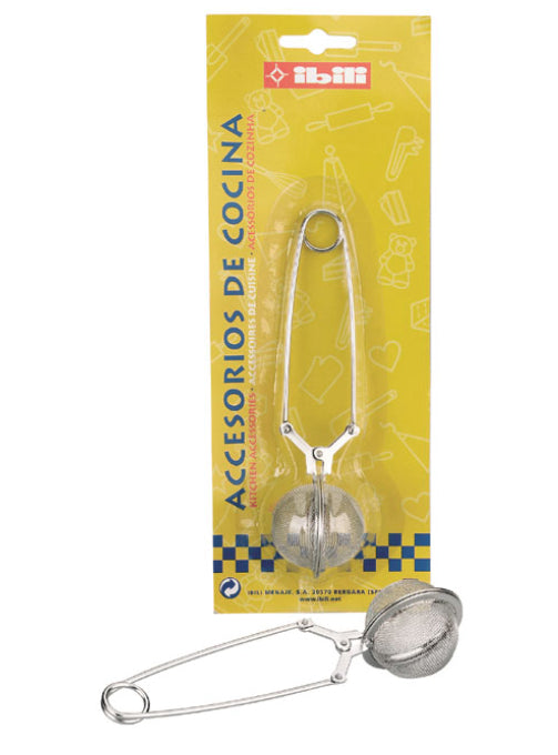 Ibili Teesieb Ø 4 cm, Edelstahl, Silber, spülmaschinenfest