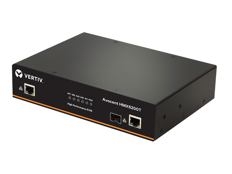 Vertiv HMX TX – KVM-Extender TX DVI-D, Dual-View – 1920 × 1200/60 Hz, USB 2.0, Audio, Rack 1U