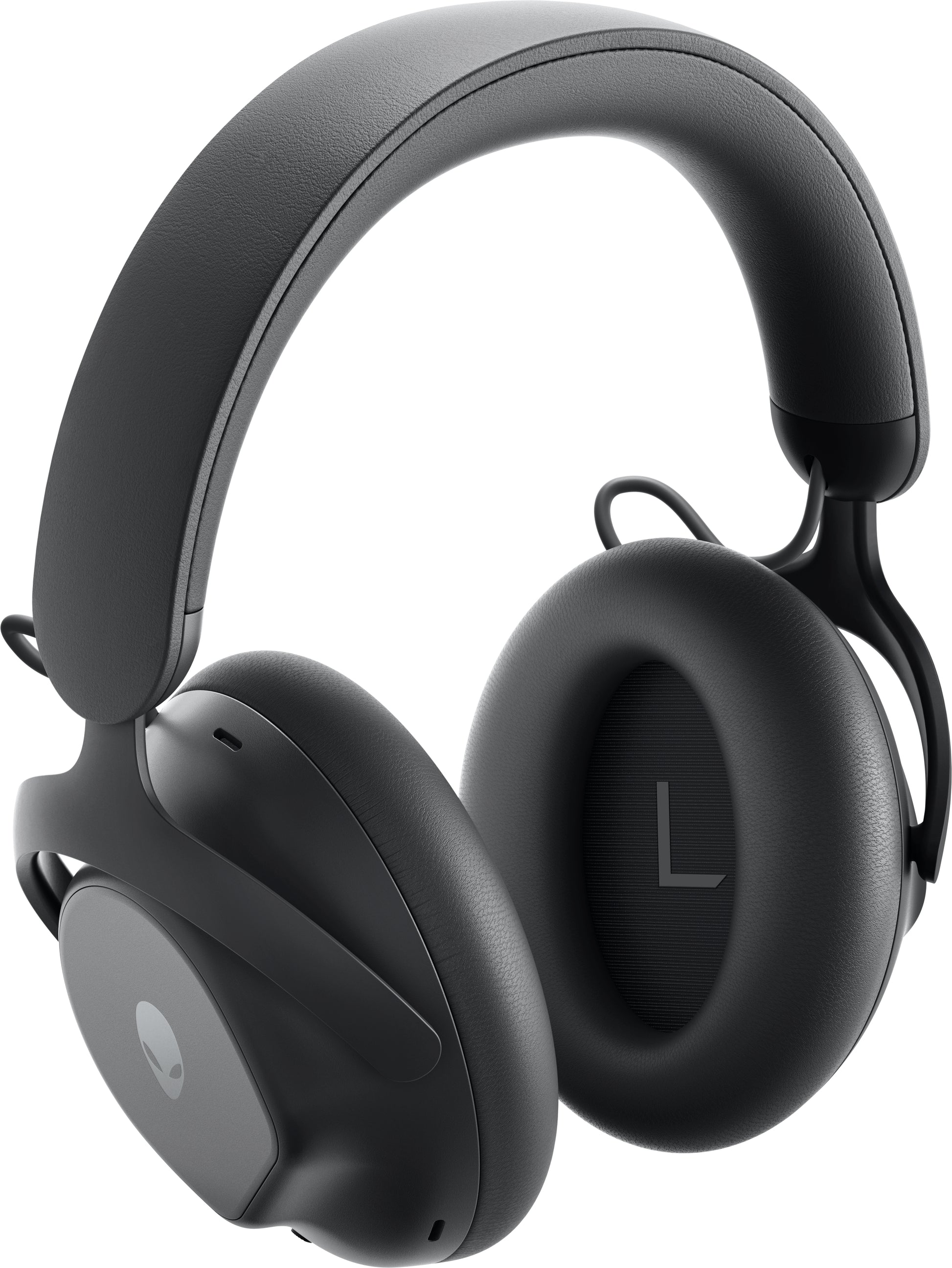 Alienware PRO-HS-G-DEAM Gaming-Headset – Over-Ear, Stereo, Kabel + BT, ANC, mit USB-C-Dongle, Schwarz