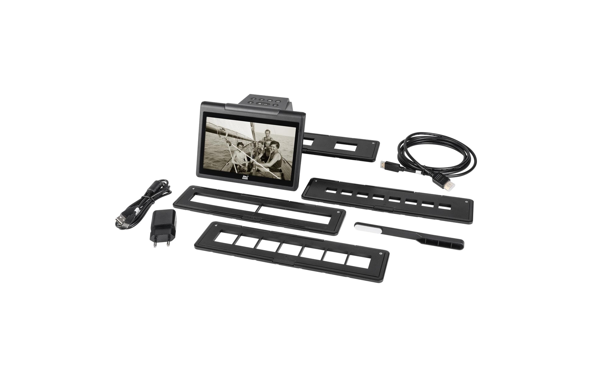 DNT SlideCopy basic – Flachbettscanner, 24×36 mm, 1'200 dpi
