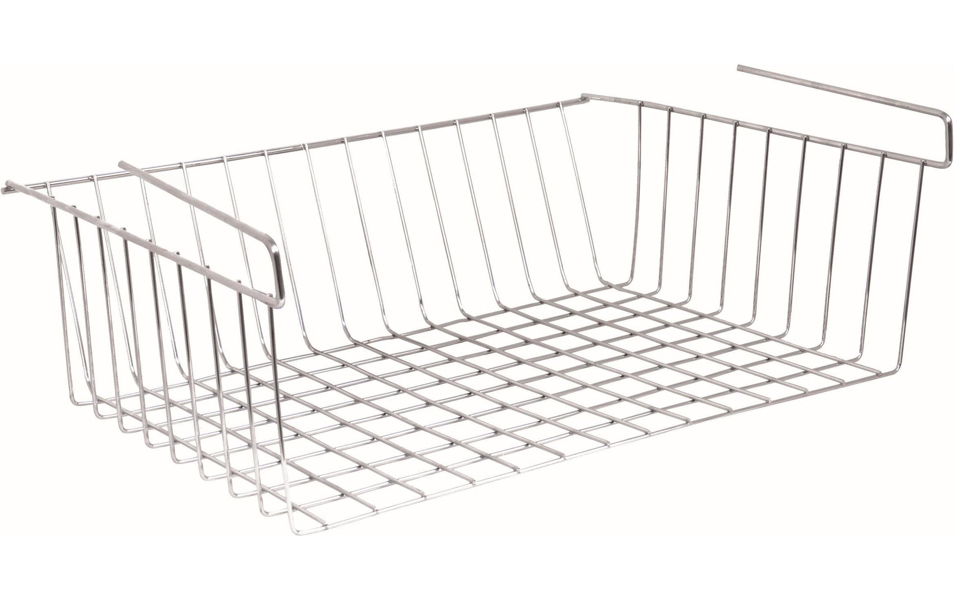 MSV Aufbewahrungskorb – Metall – Silber – 300 × 270 × 130 mm