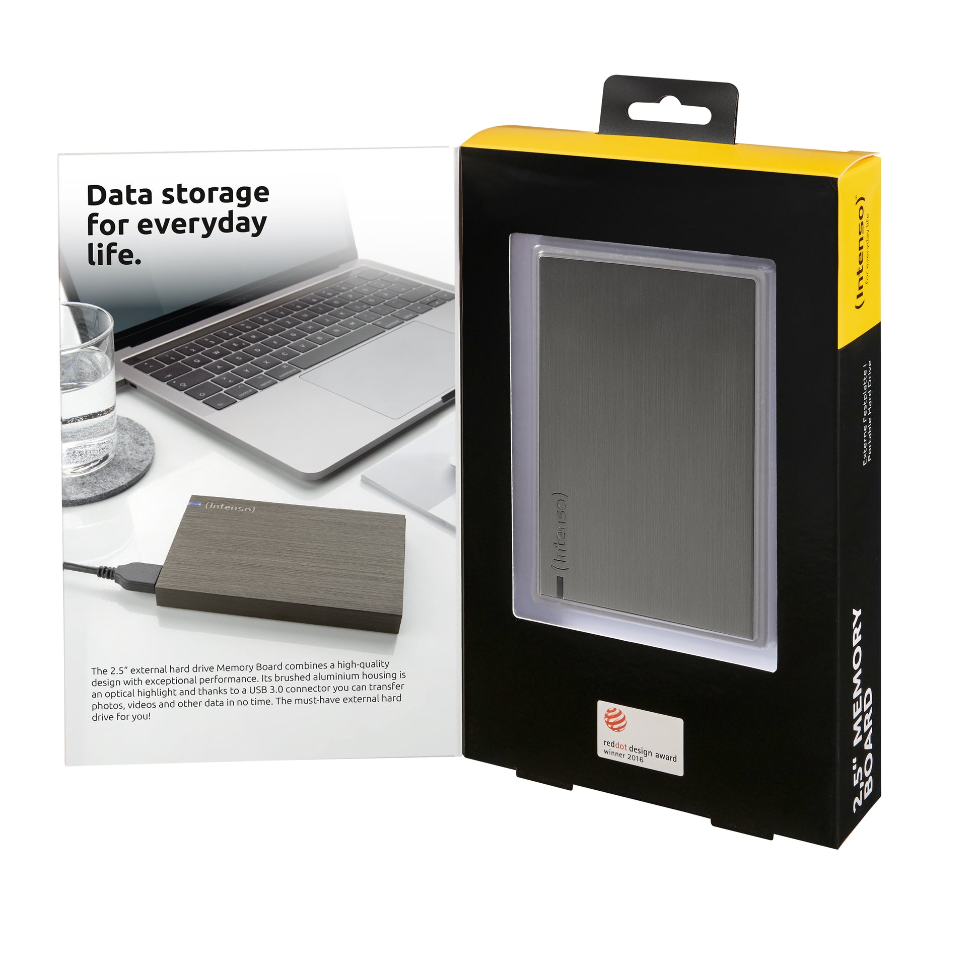 Intenso Memory Play 6028680 – 2 TB, 2,5" HDD, USB 3,0 Micro-USB B, Anthrazit
