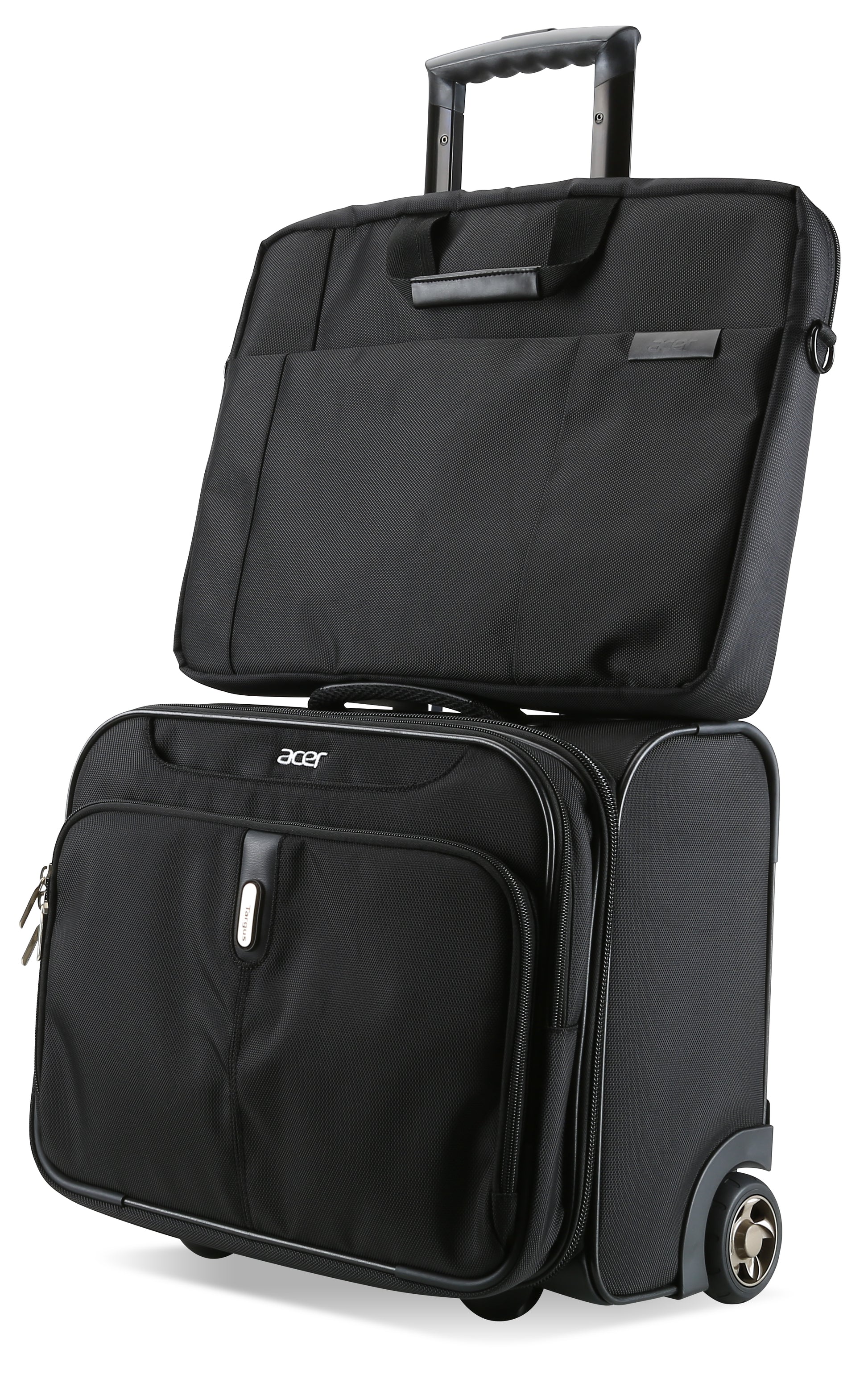 Acer Notebook-Tasche 17,3" – Trolley-Band, Dokumentenfach – Schwarz