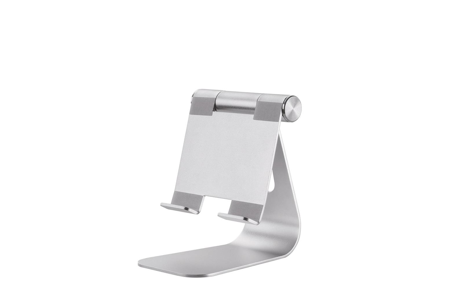 Neomounts Tablet-Ständer für iPad Pro 11" (4. Gen.) – faltbar, Aluminium – Silber