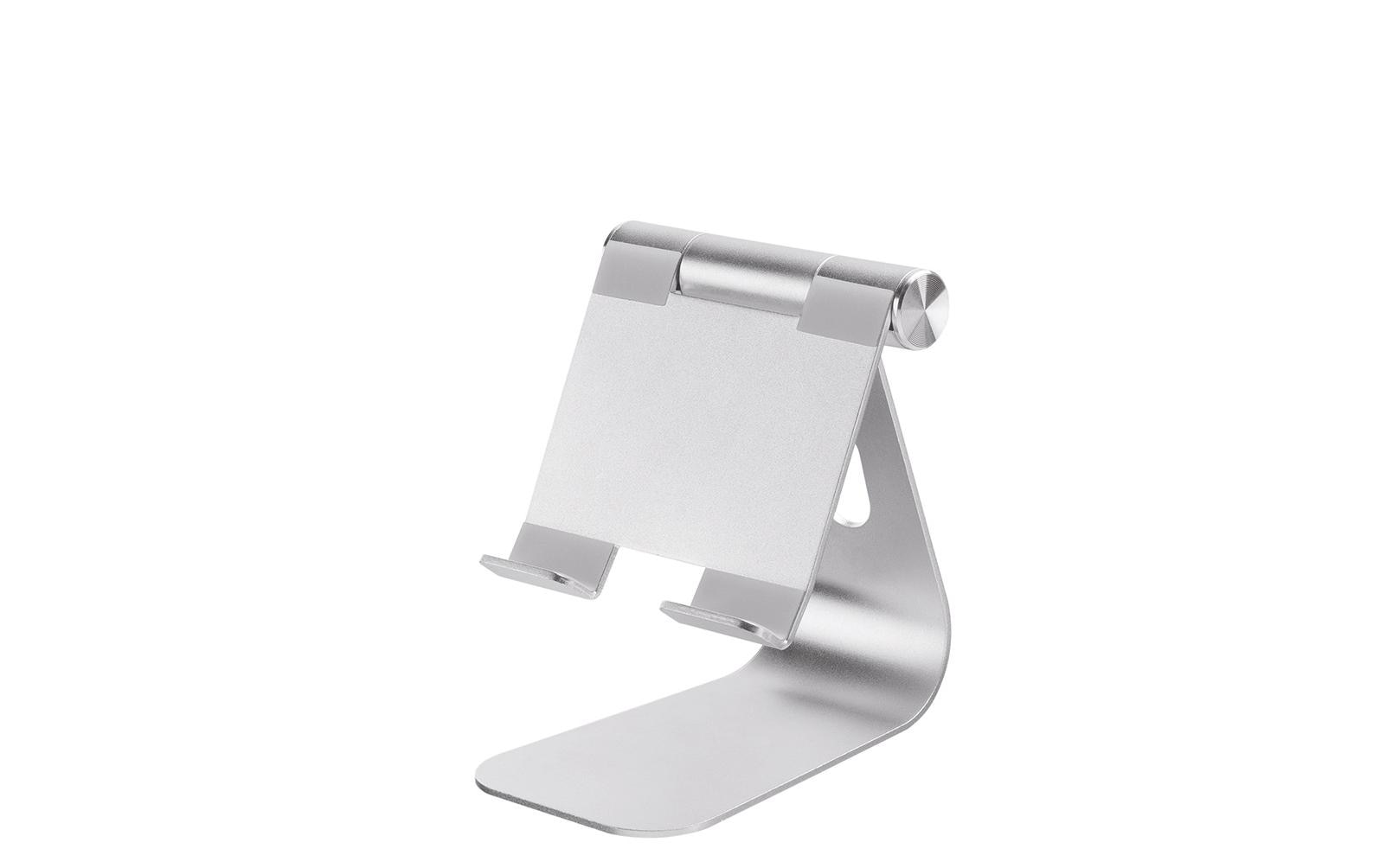 Neomounts Tablet-Ständer für iPad Pro 11" (4. Gen.) – faltbar, Aluminium – Silber
