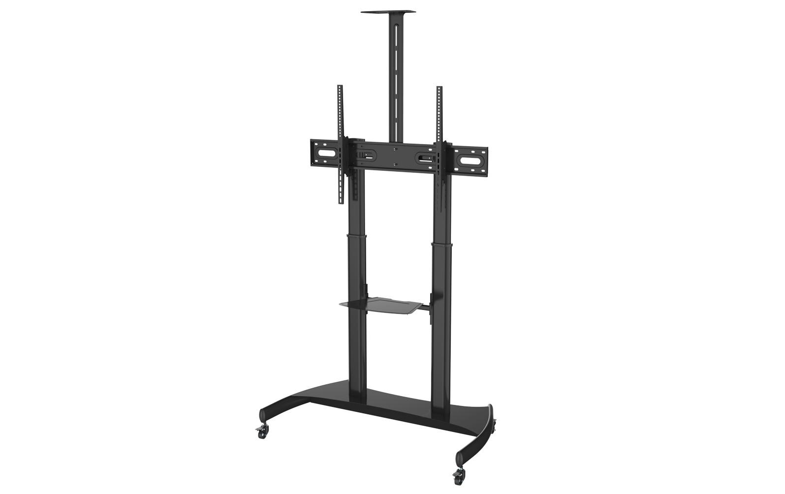 Neomounts PLASMA-M1950E – Trolley, höhenverstellbar, für 60–100", VESA 200×200–1000×600, bis 100 kg, schwarz