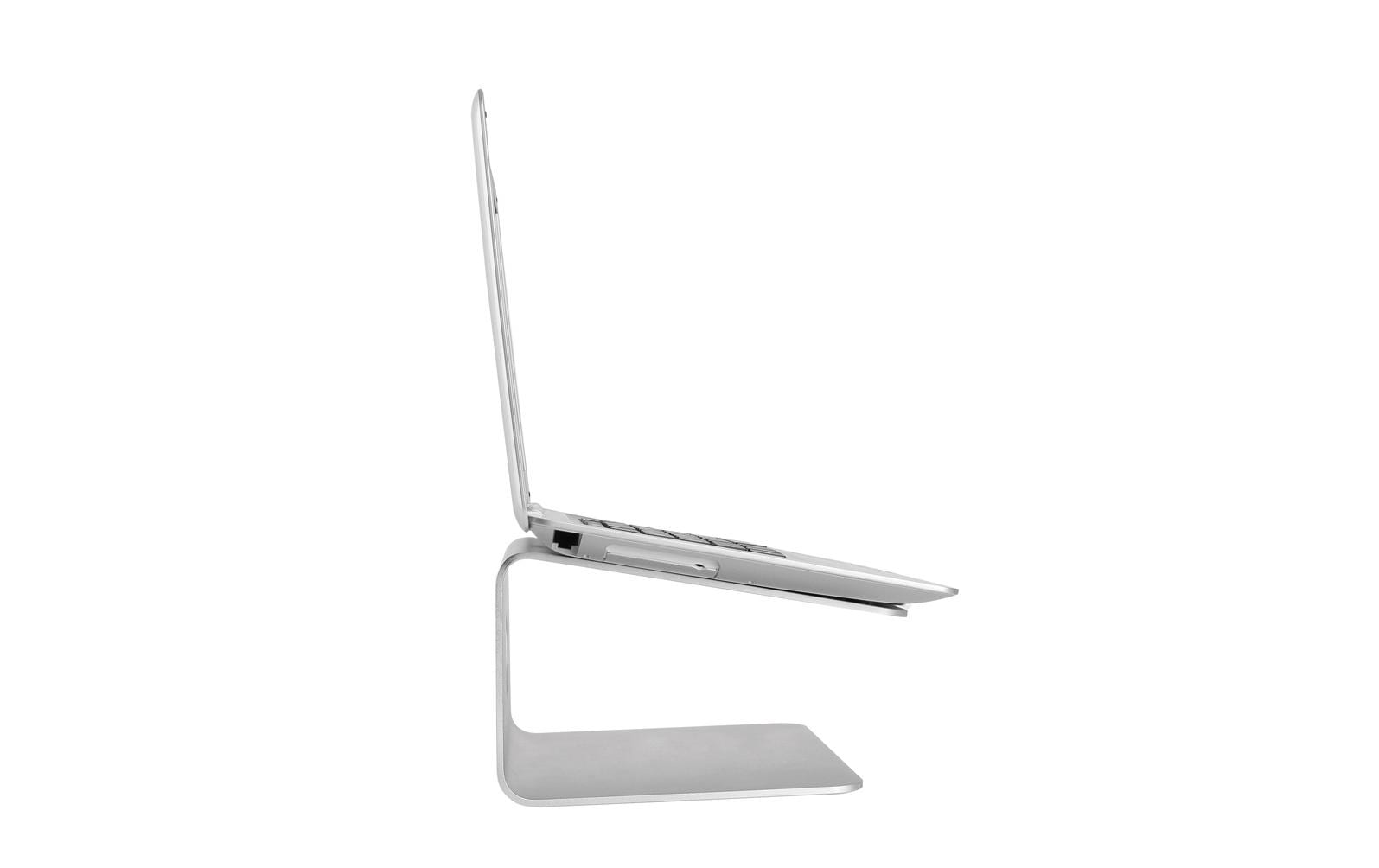 Neomounts Laptop-Ständer – bis 17", 360° drehbar, bis 5 kg – Silber