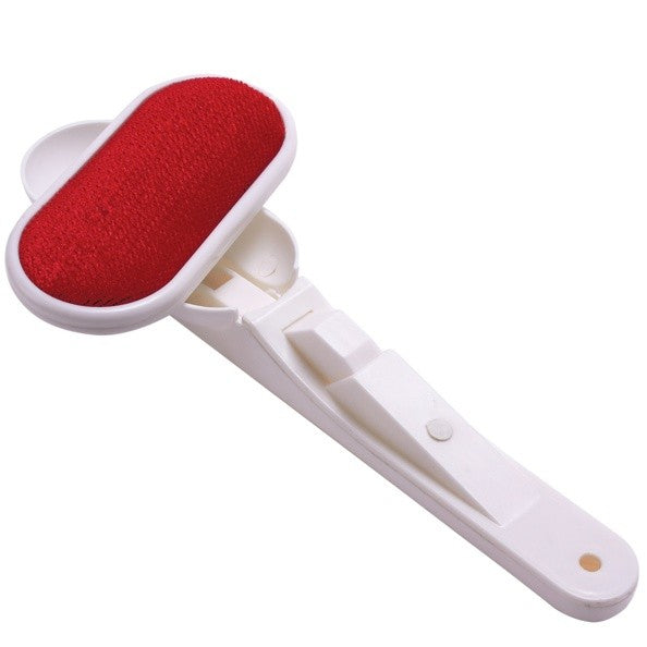 MSV Textilbürste – für Kleider, Polyester, ABS, 25 cm, Weiss