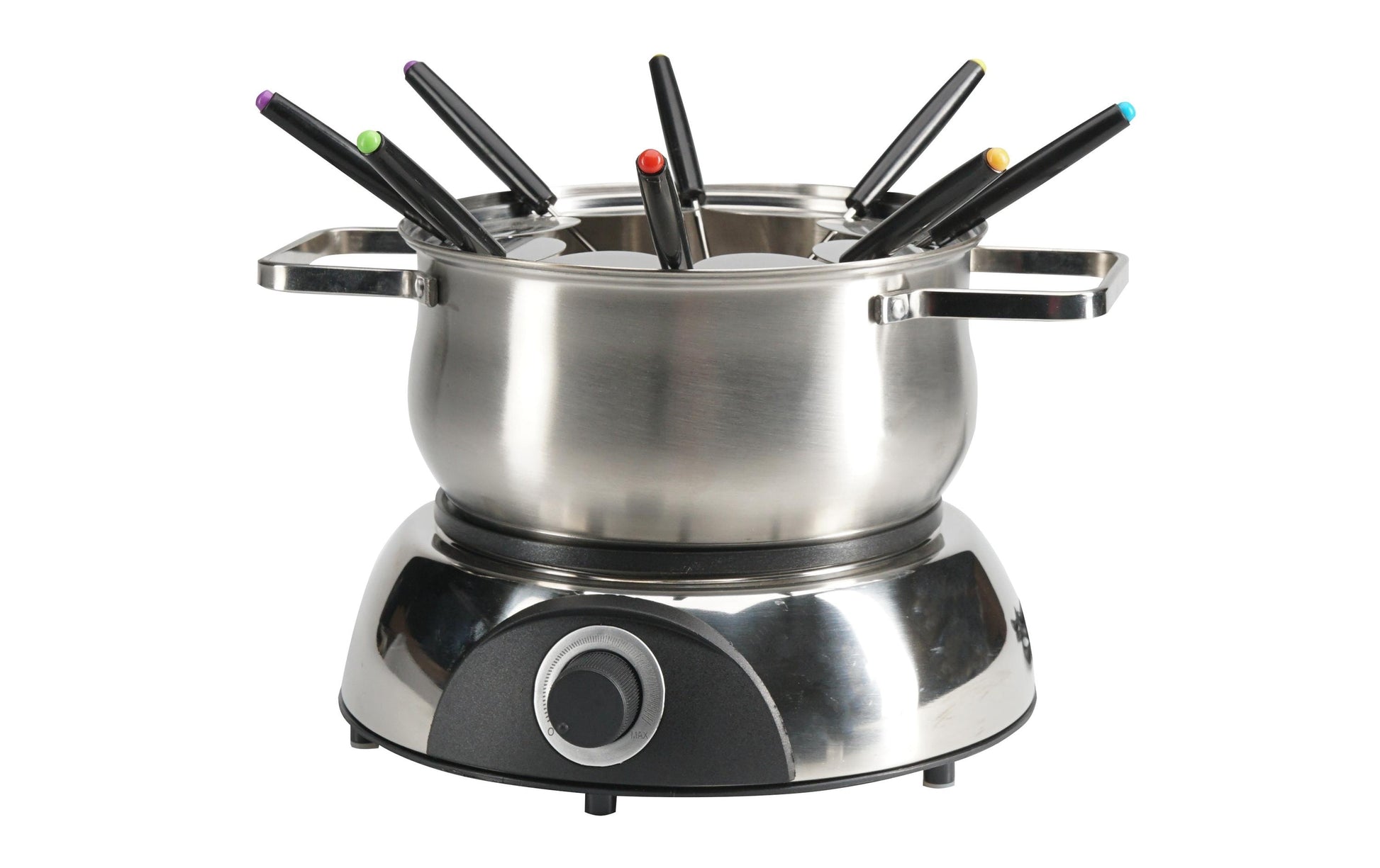 Nouvel Fondue-Set Silva – Edelstahl, Ø 25 cm, 8 Personen, elektrisch