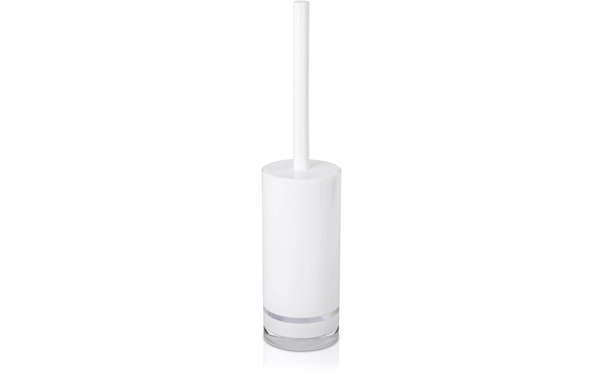 Möve WC-Garnitur Line – Acryl, Weiss, 8 × 8 × 37 cm