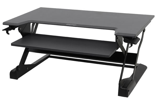 Ergotron Stehtisch – 38,1 cm – Schwarz – Höhenverstellbar