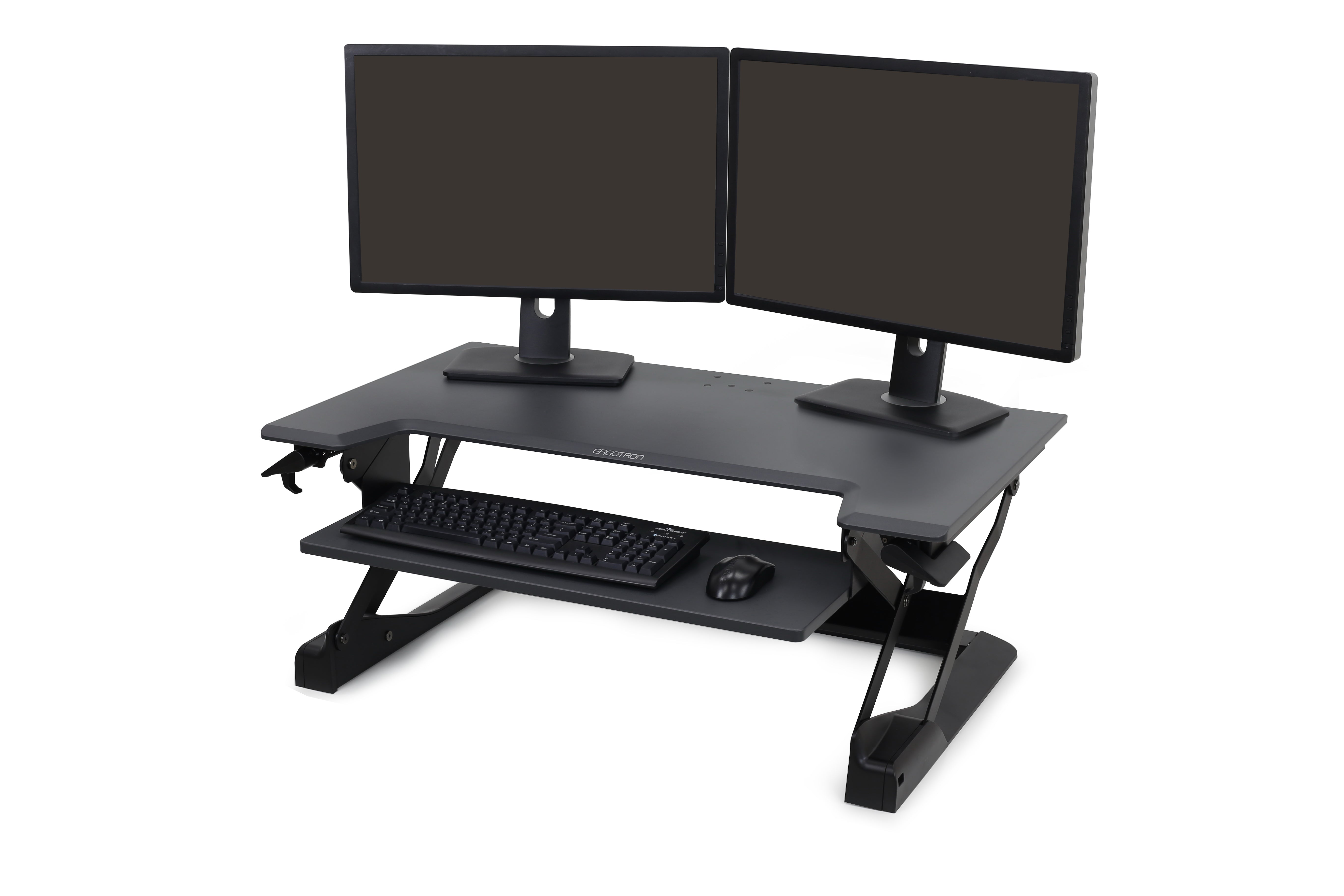 Ergotron Stehtisch – 38,1 cm – Schwarz – Höhenverstellbar