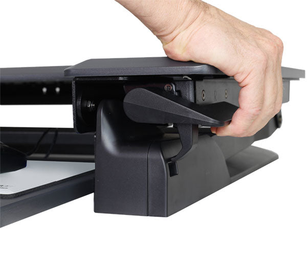 Ergotron Stehtisch – 38,1 cm – Schwarz – Höhenverstellbar