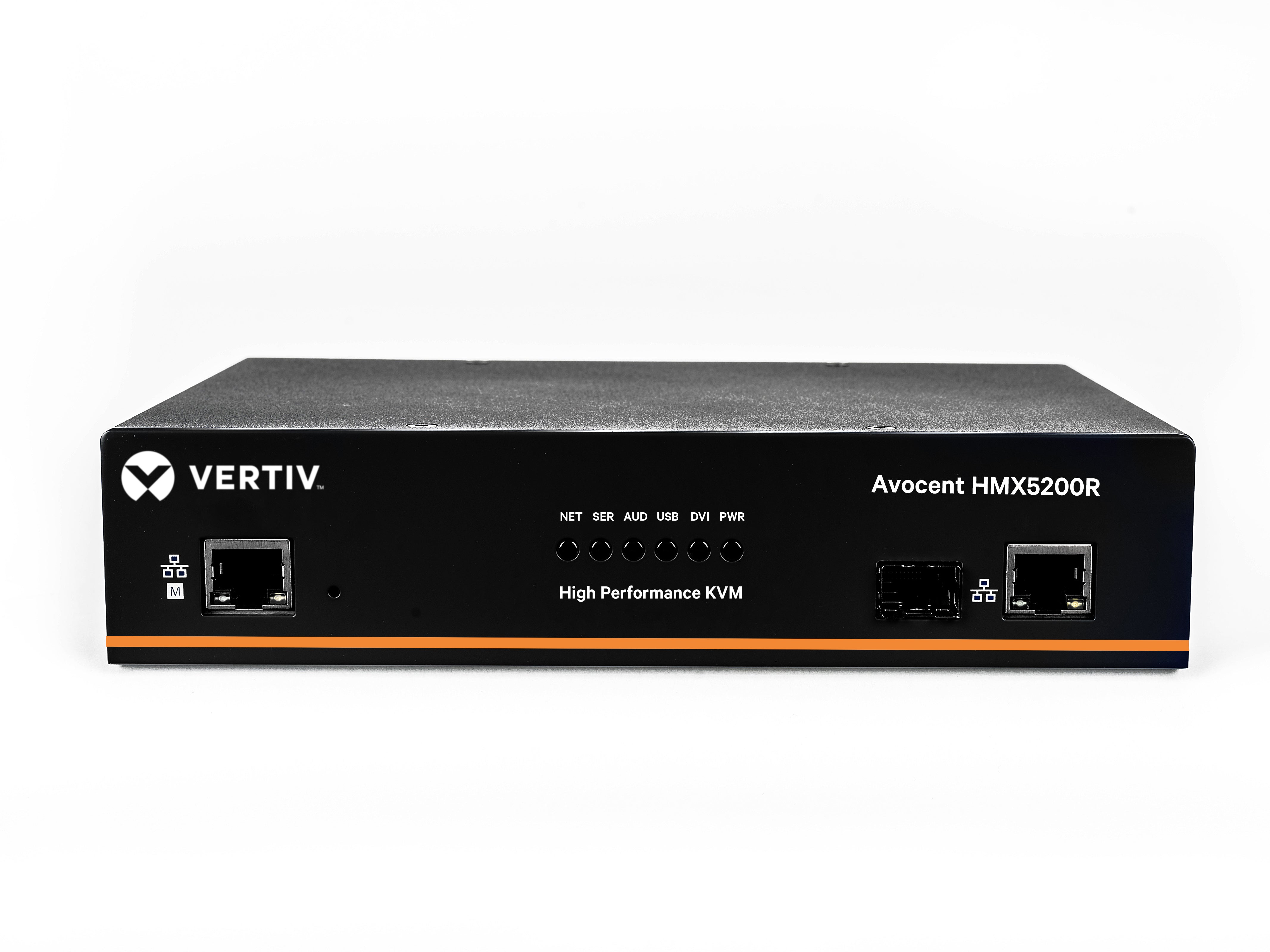 Vertiv HMX RX – KVM-Extender-Empfänger DVI-D, Dual-View – 1920 × 1200, USB 2.0, Audio, SFP, Rack 1U