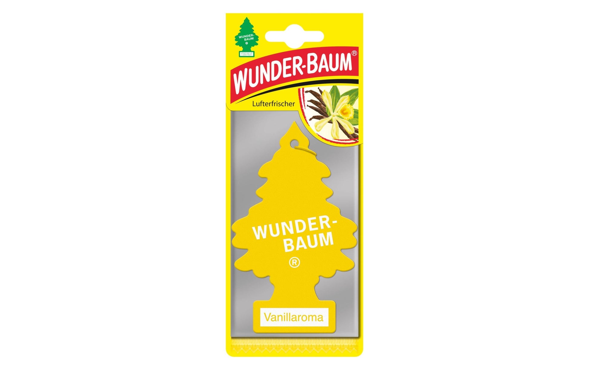 Wunder-Baum Lufterfrischer Vanille – für Innenraum – 1 Stk. – 49 Tage